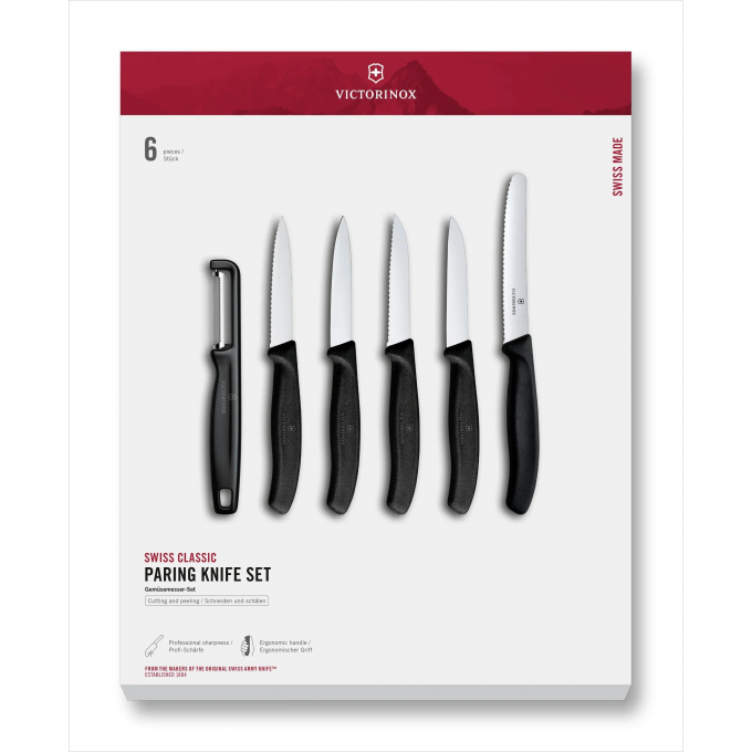 Набор кухонных ножей VICTORINOX SWISS CLASSIC PARING 6.7113.61G Набор кухонных ножей VICTORINOX SWISS CLASSIC PARING 6.7113.61G